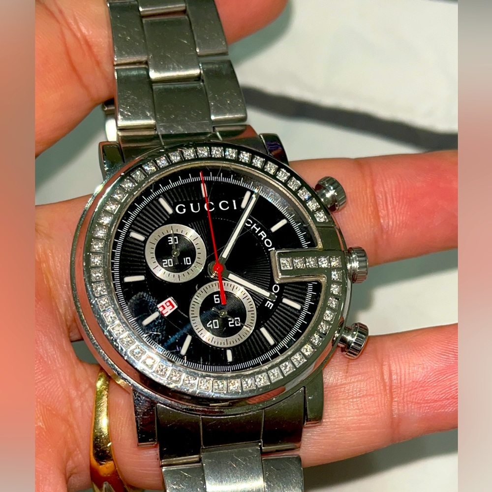 Gucci 101m Diamond Watch